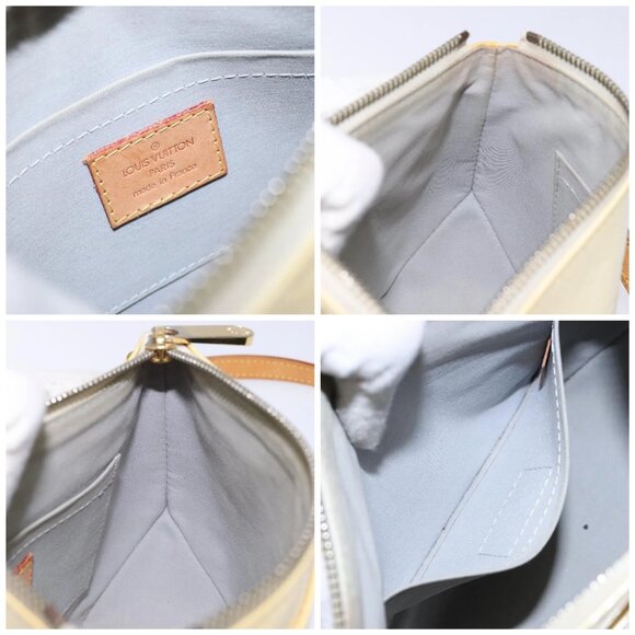 LOUIS VUITTON Monogram Vernis Minna Street Shoulder Bag Perle - Picture 13 of 15